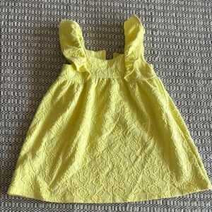 Yellow Janie and Jack summer dress